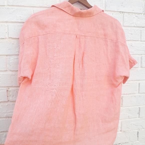 J. Crew Baird Mcnutt Irish Linen Popover Shirt - Picture 5 of 6